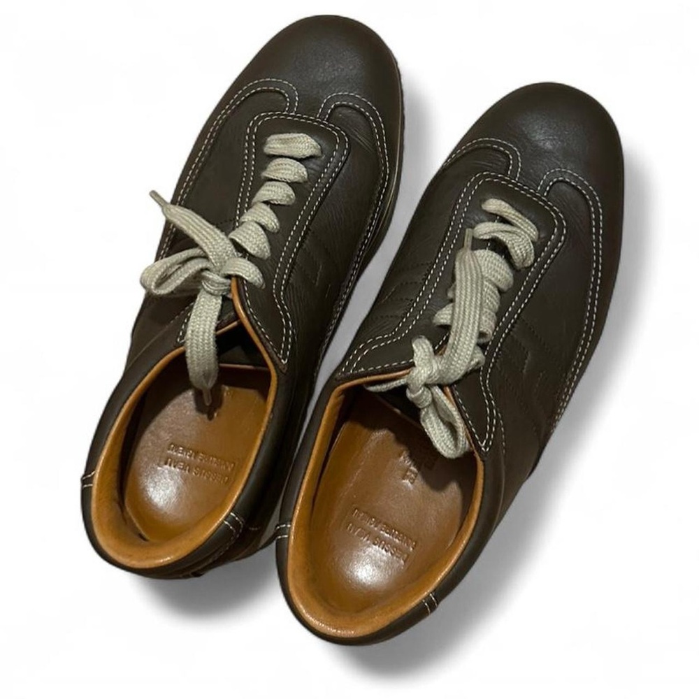 Hermes leather sneakers brown - Picture 5 of 7